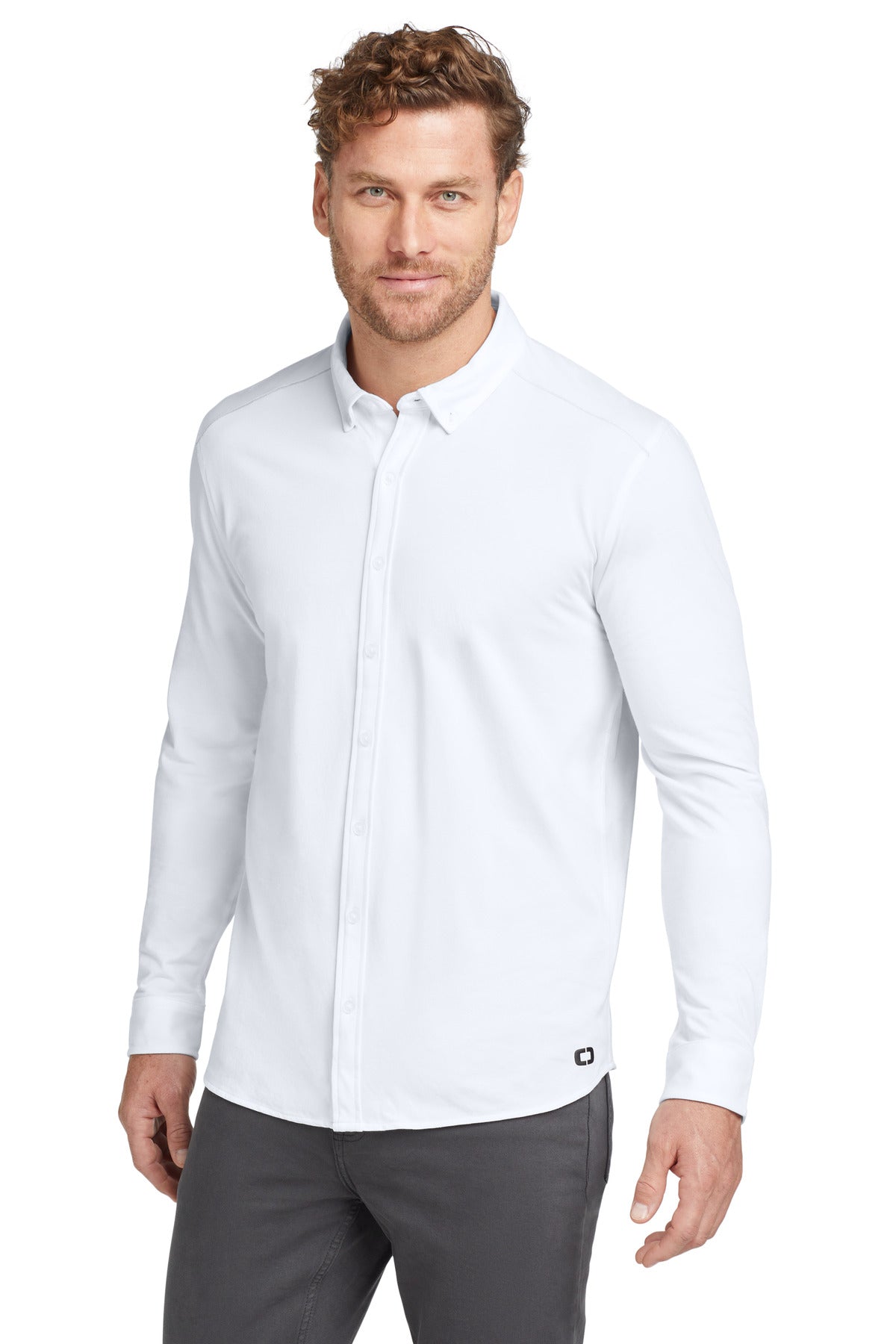 OGIO- OGIO ® Code Stretch Long Sleeve Button-Up. OG145-Medtech- 2