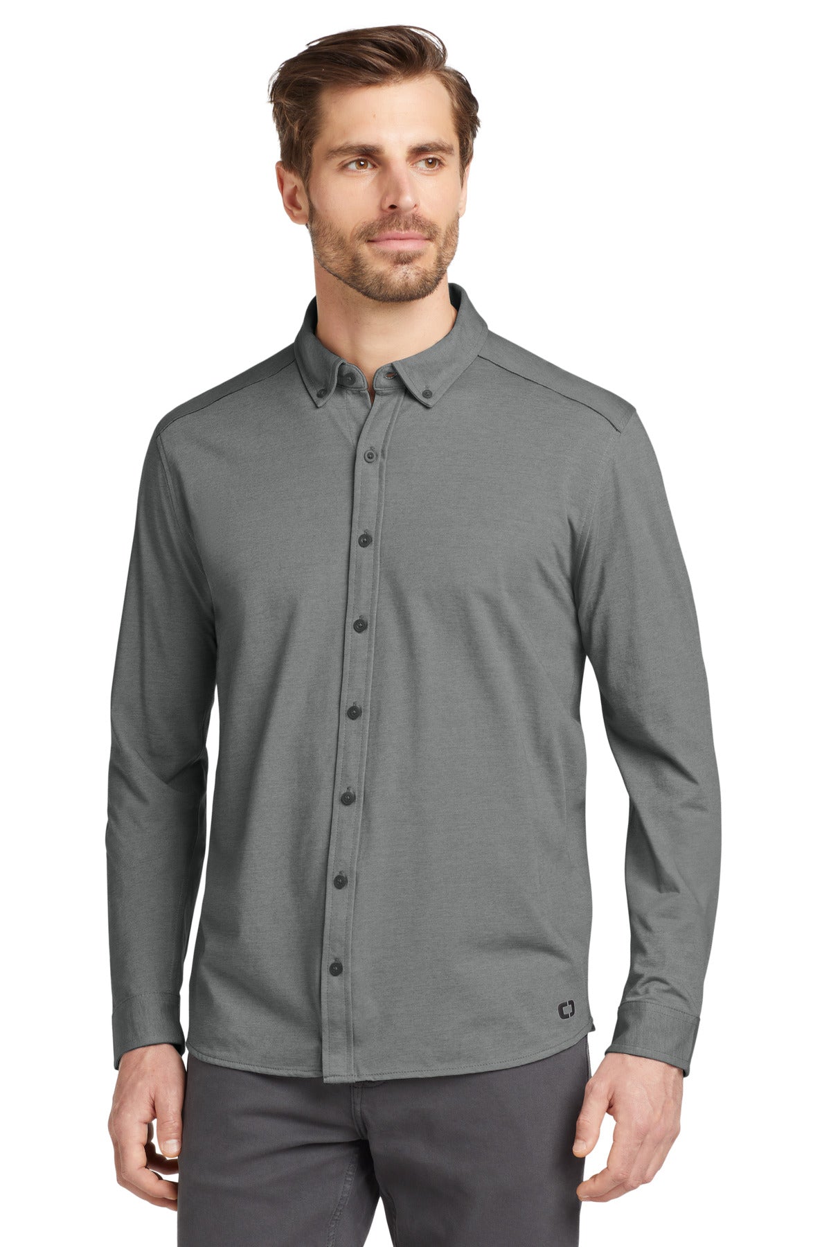 OGIO- OGIO ® Code Stretch Long Sleeve Button-Up. OG145-Medtech- 3