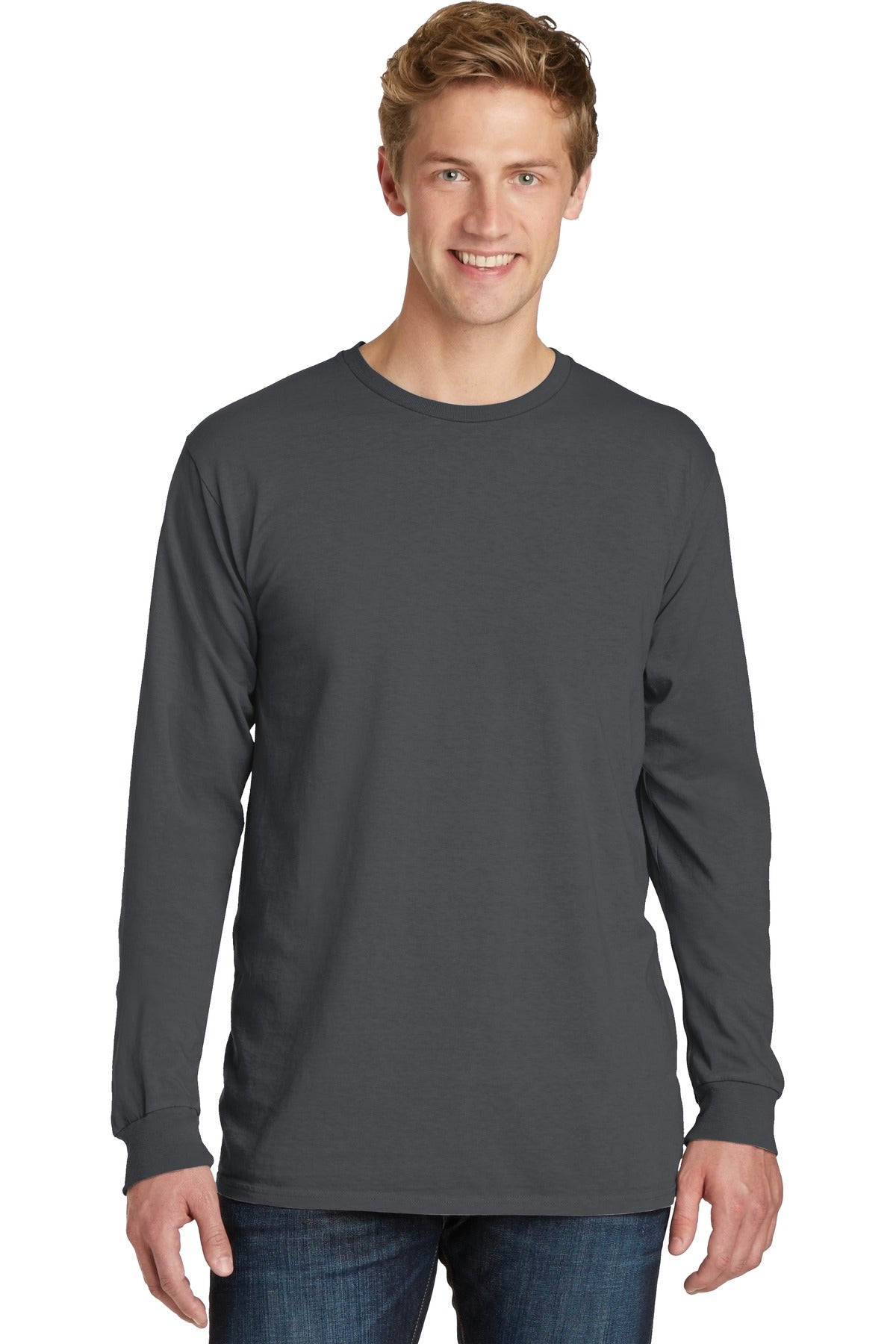 Port & Company- Port & Company® Beach Wash® Garment-Dyed Long Sleeve Tee PC099LS-Medtech- 5