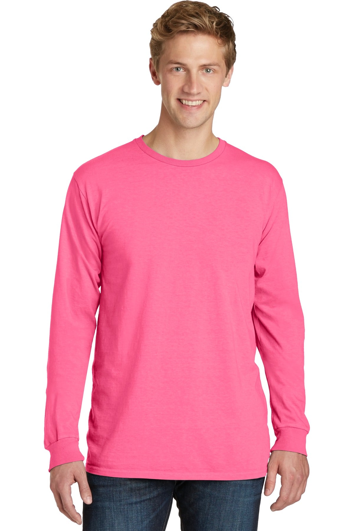 Port & Company- Port & Company® Beach Wash® Garment-Dyed Long Sleeve Tee PC099LS-Medtech- 17