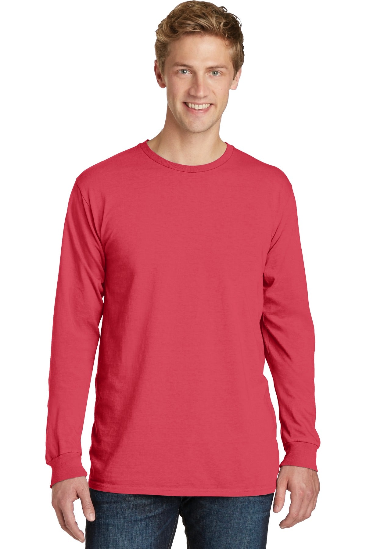 Port & Company- Port & Company® Beach Wash® Garment-Dyed Long Sleeve Tee PC099LS-Medtech- 21