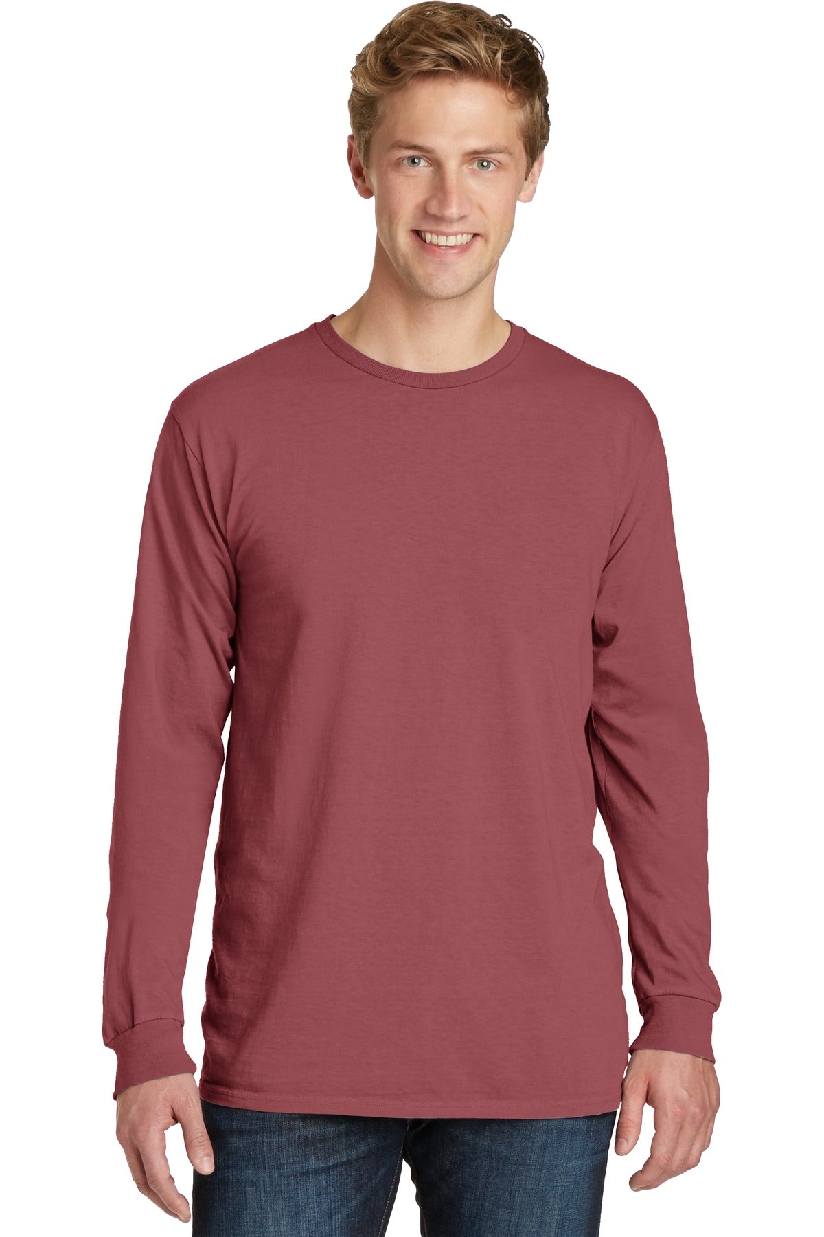 Port & Company- Port & Company® Beach Wash® Garment-Dyed Long Sleeve Tee PC099LS-Medtech- 22