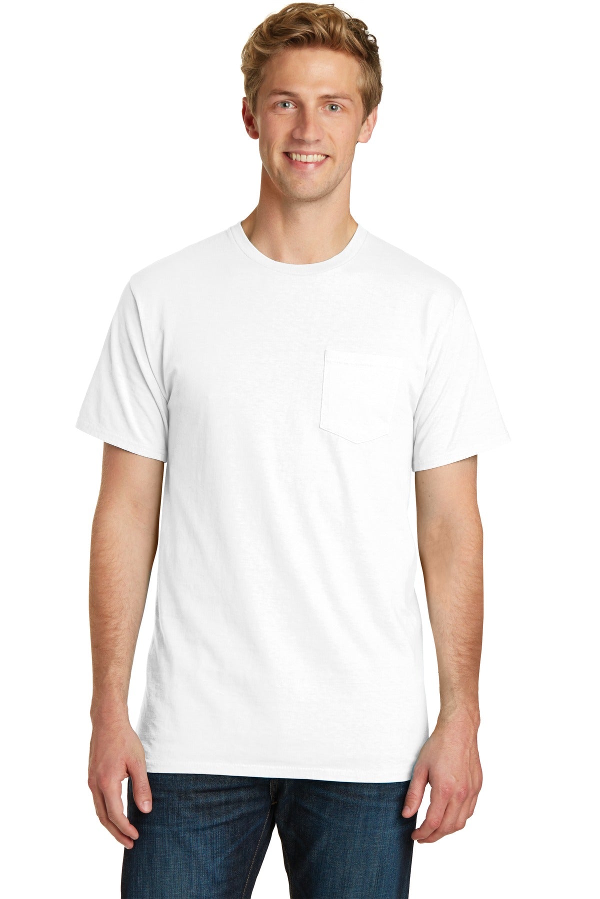 Port & Company- Port & Company® Beach Wash® Garment-Dyed Pocket Tee. PC099P-Medtech- 8