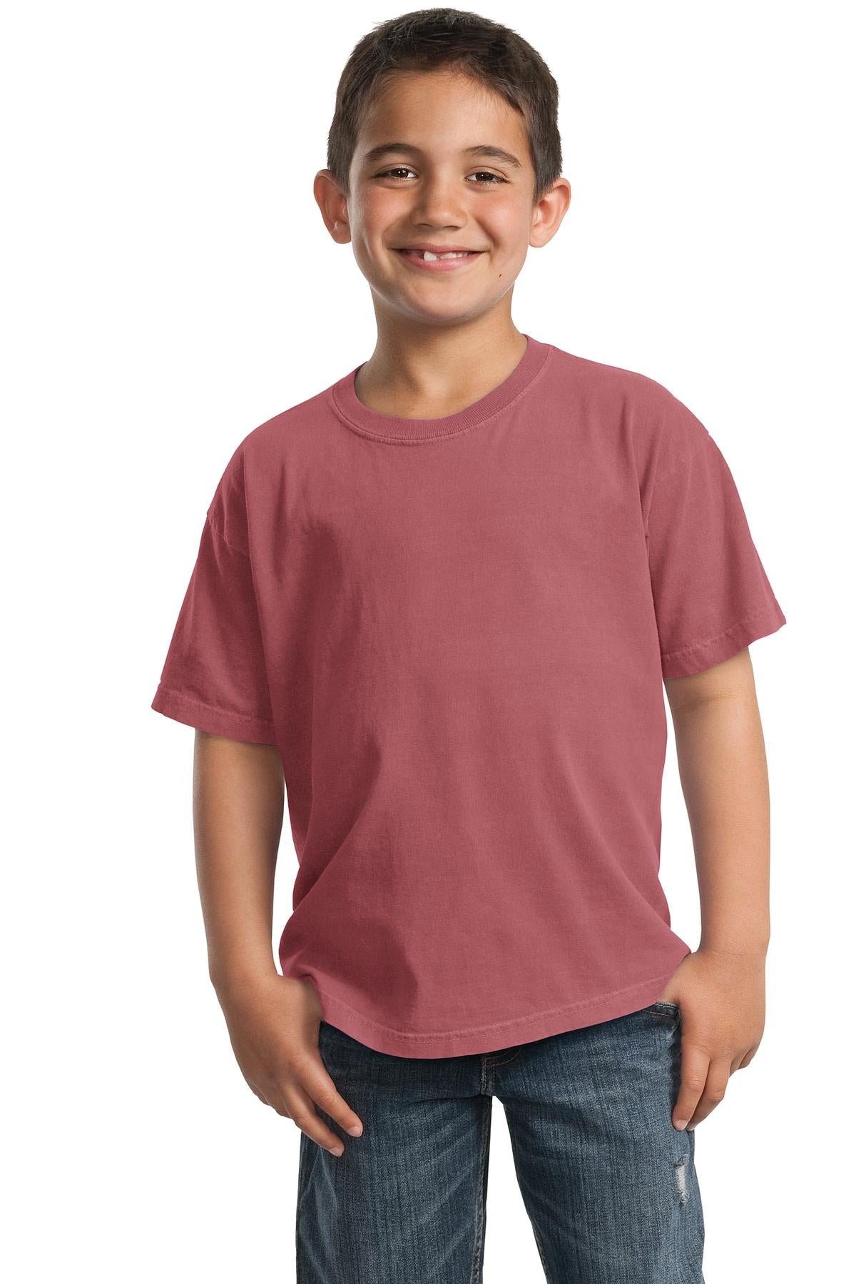 Port & Company- Port & Company® Youth Beach Wash® Garment-Dyed Tee. PC099Y-Medtech- 17