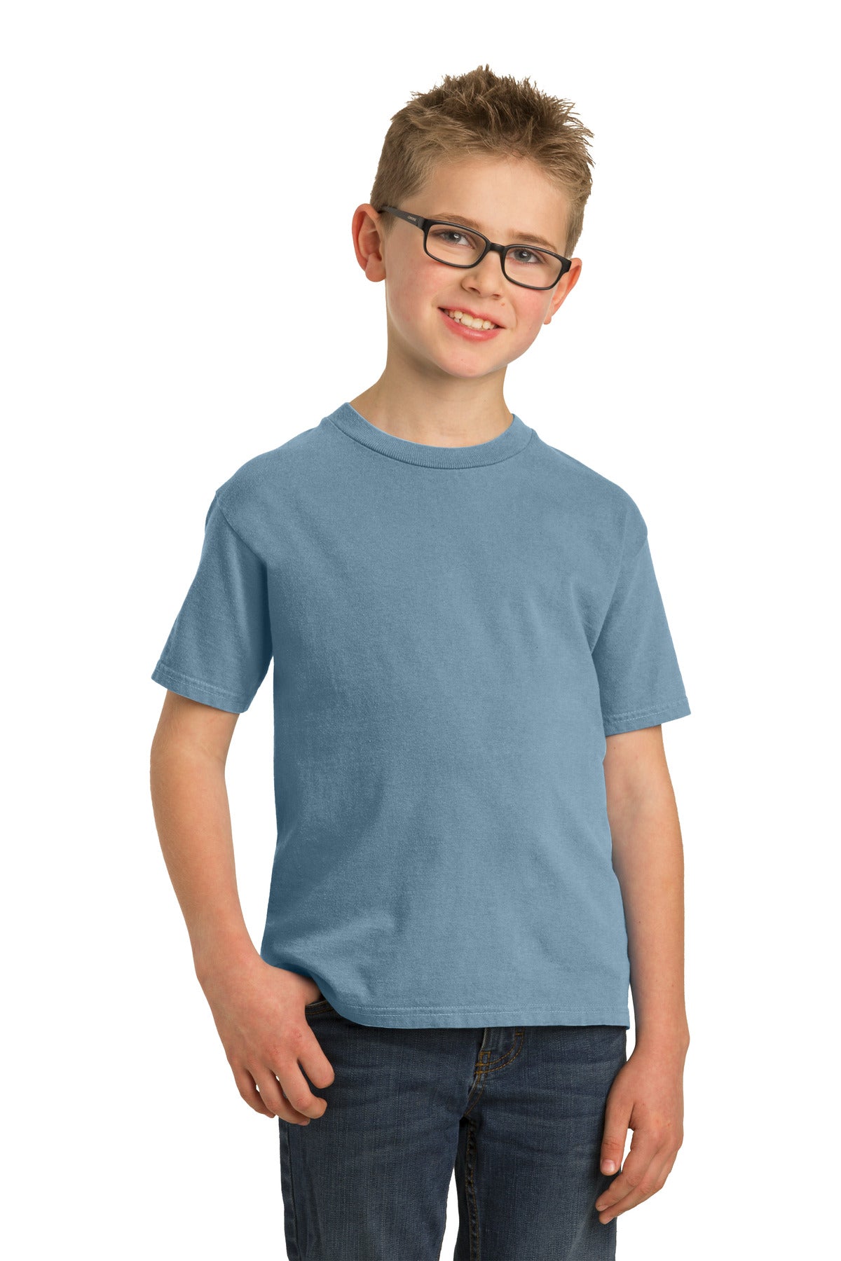 Port & Company- Port & Company® Youth Beach Wash® Garment-Dyed Tee. PC099Y-Medtech- 12