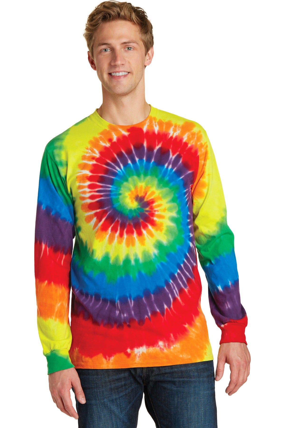 Port & Company- Port & Company® Tie-Dye Long Sleeve Tee. PC147LS-Medtech- 4