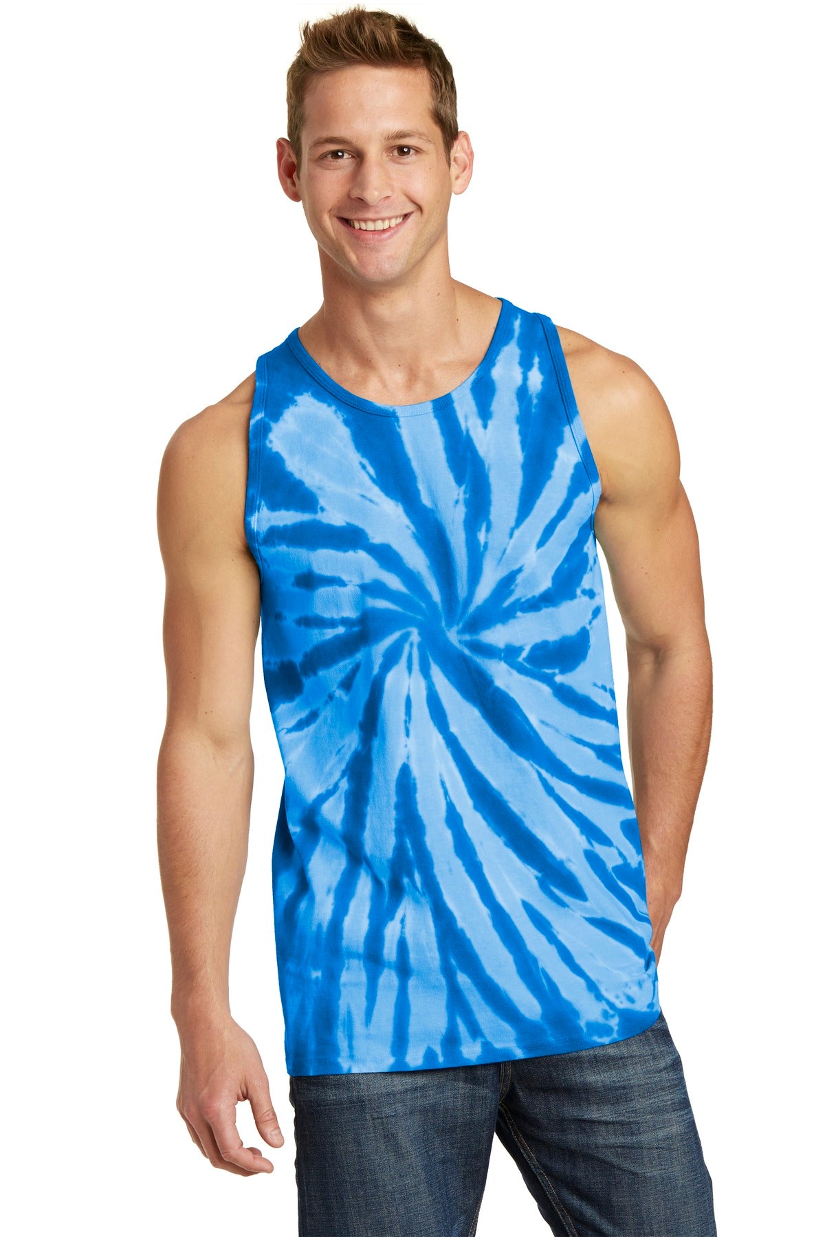 Port & Company- Port & Company® Tie-Dye Tank Top. PC147TT-Medtech- 4