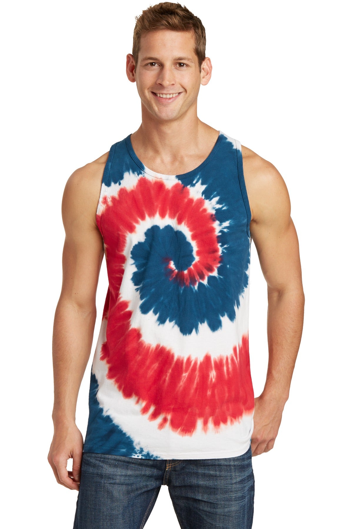 Port & Company- Port & Company® Tie-Dye Tank Top. PC147TT-Medtech- 6