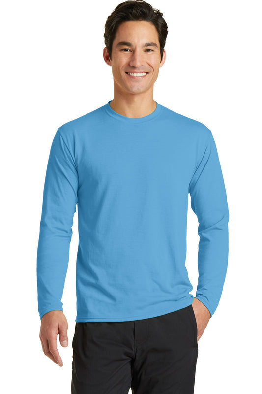 Port & Company- Port & Company® Long Sleeve Performance Blend Tee. PC381LS-Medtech- 1