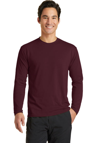 Port & Company- Port & Company® Long Sleeve Performance Blend Tee. PC381LS-Medtech- 2