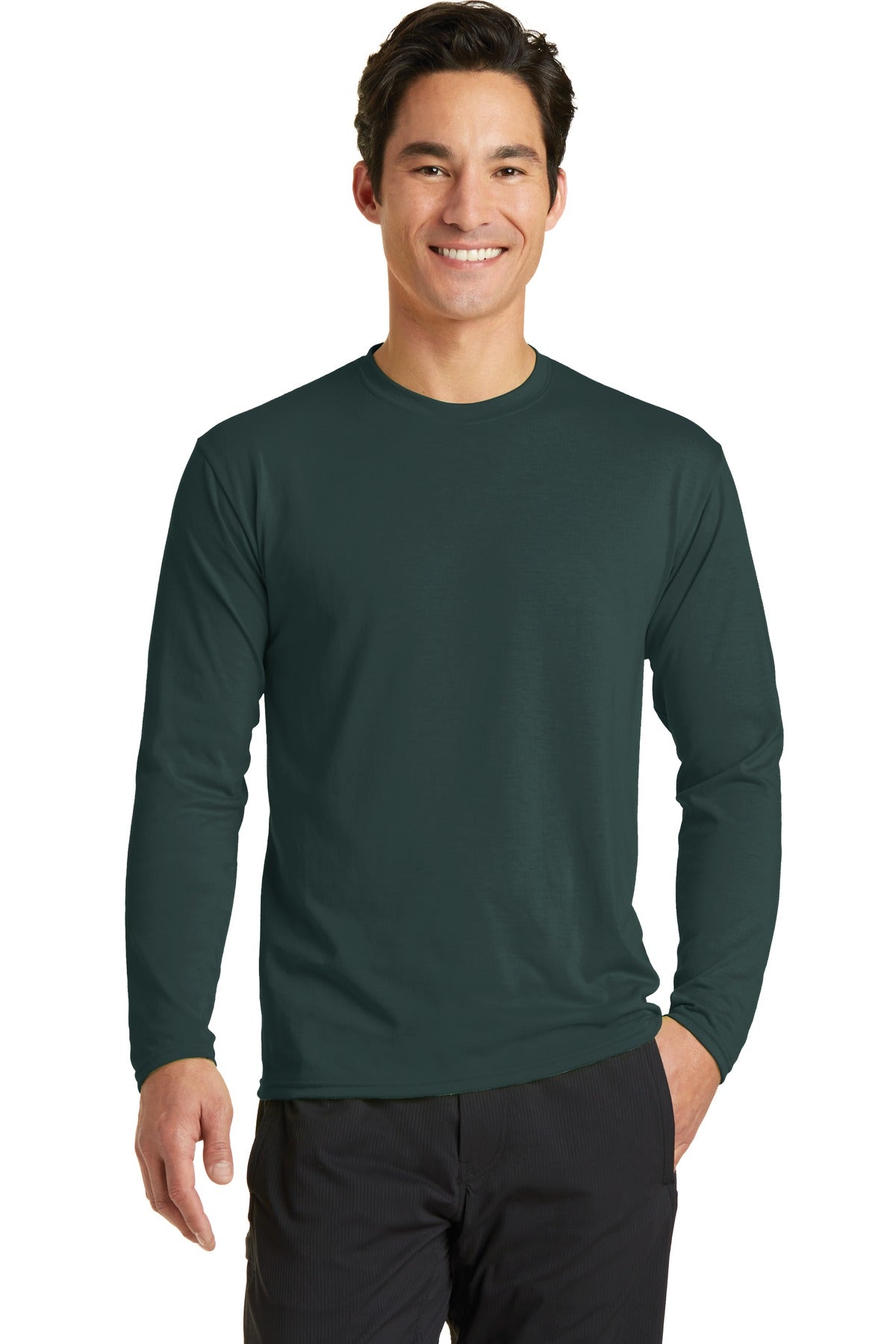 Port & Company- Port & Company® Long Sleeve Performance Blend Tee. PC381LS-Medtech- 4