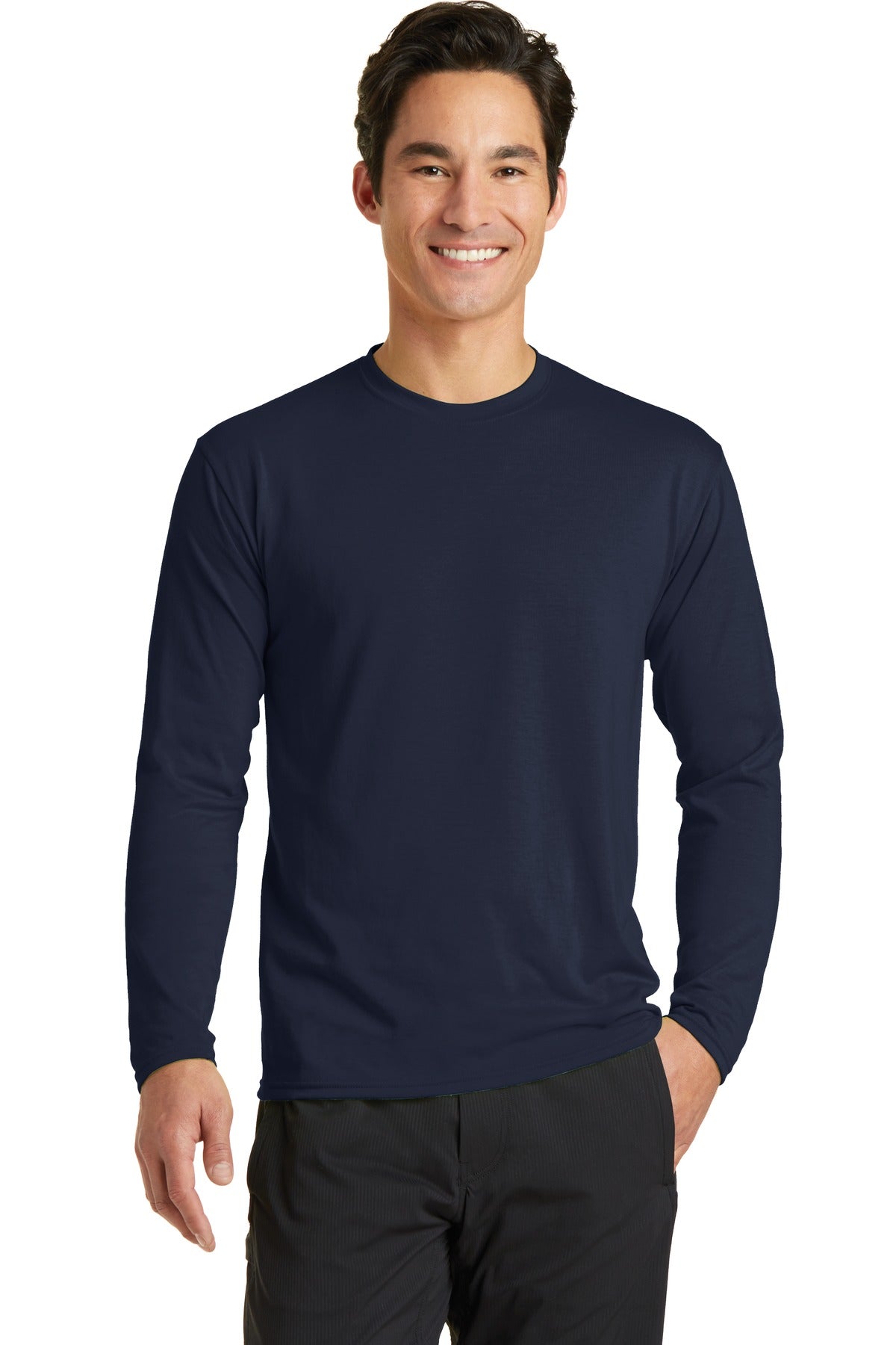 Port & Company- Port & Company® Long Sleeve Performance Blend Tee. PC381LS-Medtech- 5