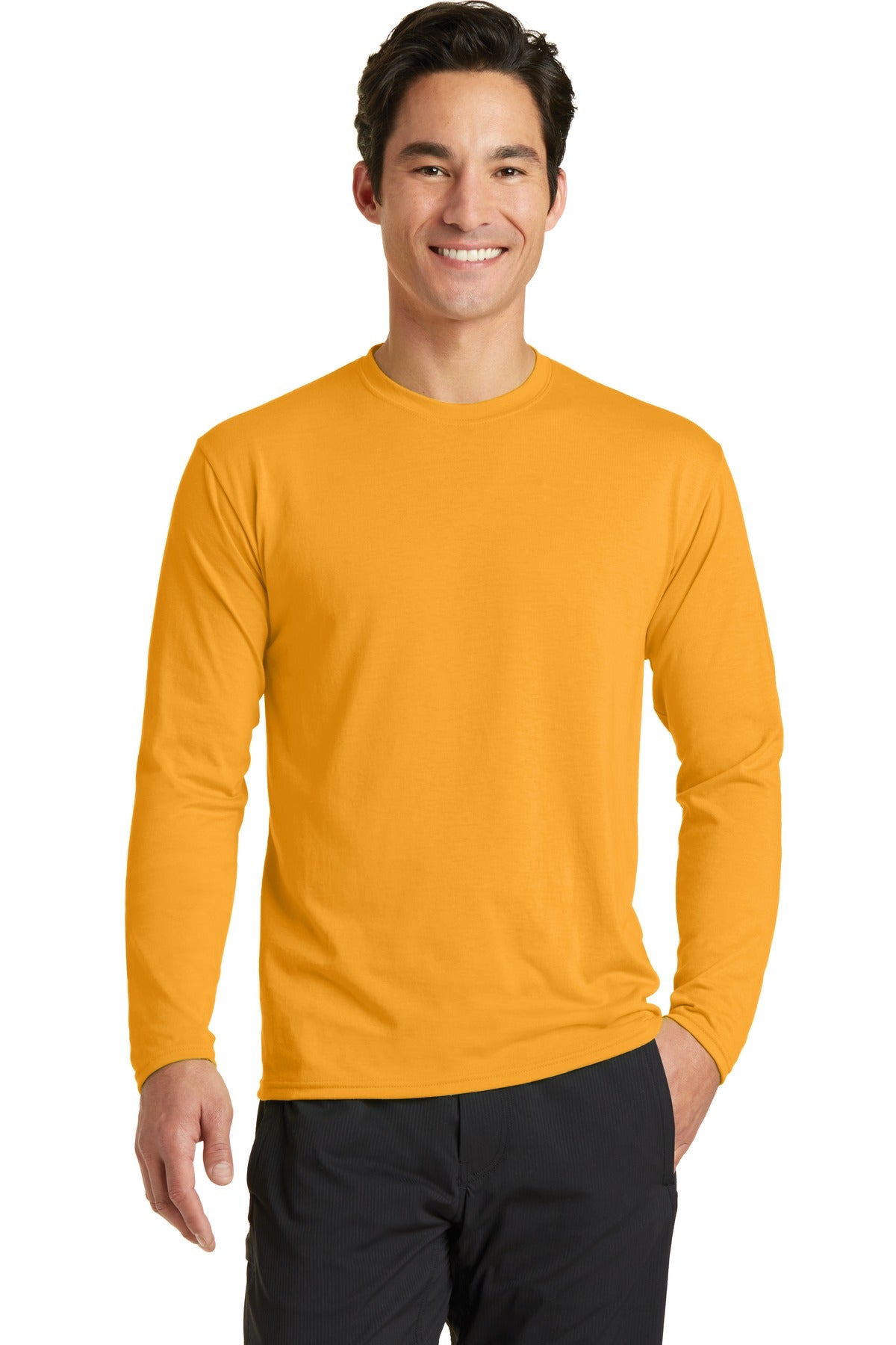 Port & Company- Port & Company® Long Sleeve Performance Blend Tee. PC381LS-Medtech- 6