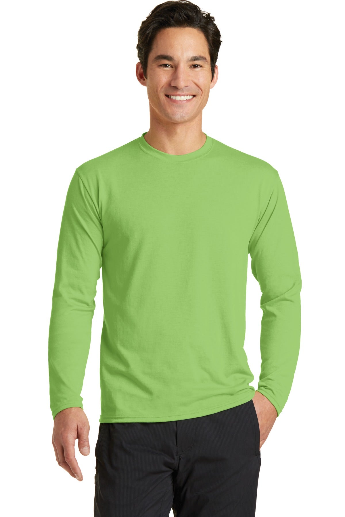 Port & Company- Port & Company® Long Sleeve Performance Blend Tee. PC381LS-Medtech- 8