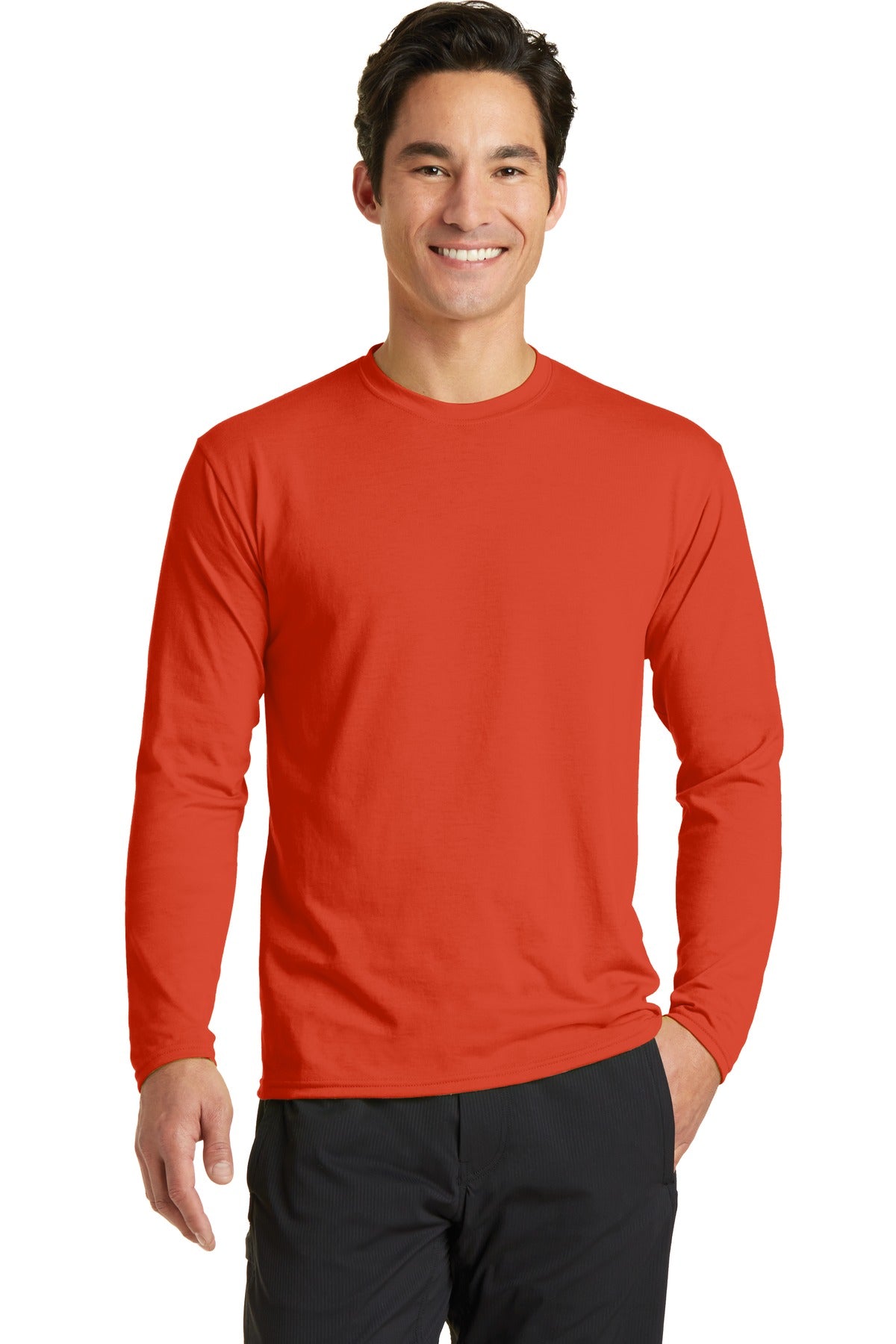 Port & Company- Port & Company® Long Sleeve Performance Blend Tee. PC381LS-Medtech- 10