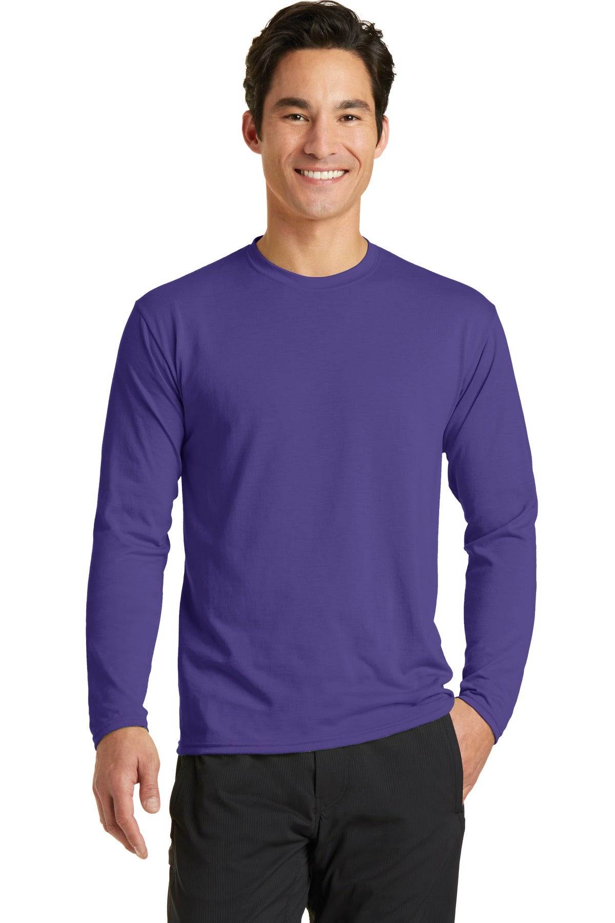 Port & Company- Port & Company® Long Sleeve Performance Blend Tee. PC381LS-Medtech- 11