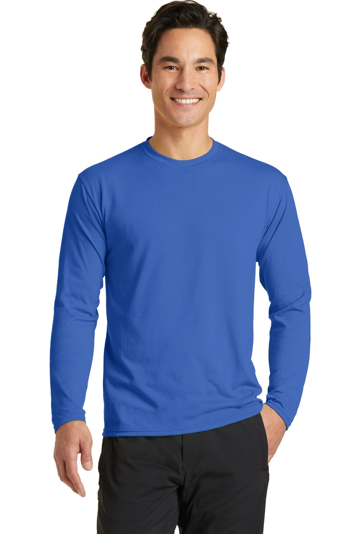 Port & Company- Port & Company® Long Sleeve Performance Blend Tee. PC381LS-Medtech- 13