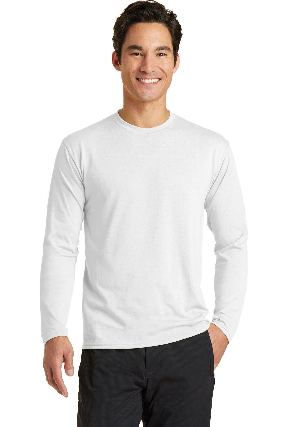 Port & Company- Port & Company® Long Sleeve Performance Blend Tee. PC381LS-Medtech- 14