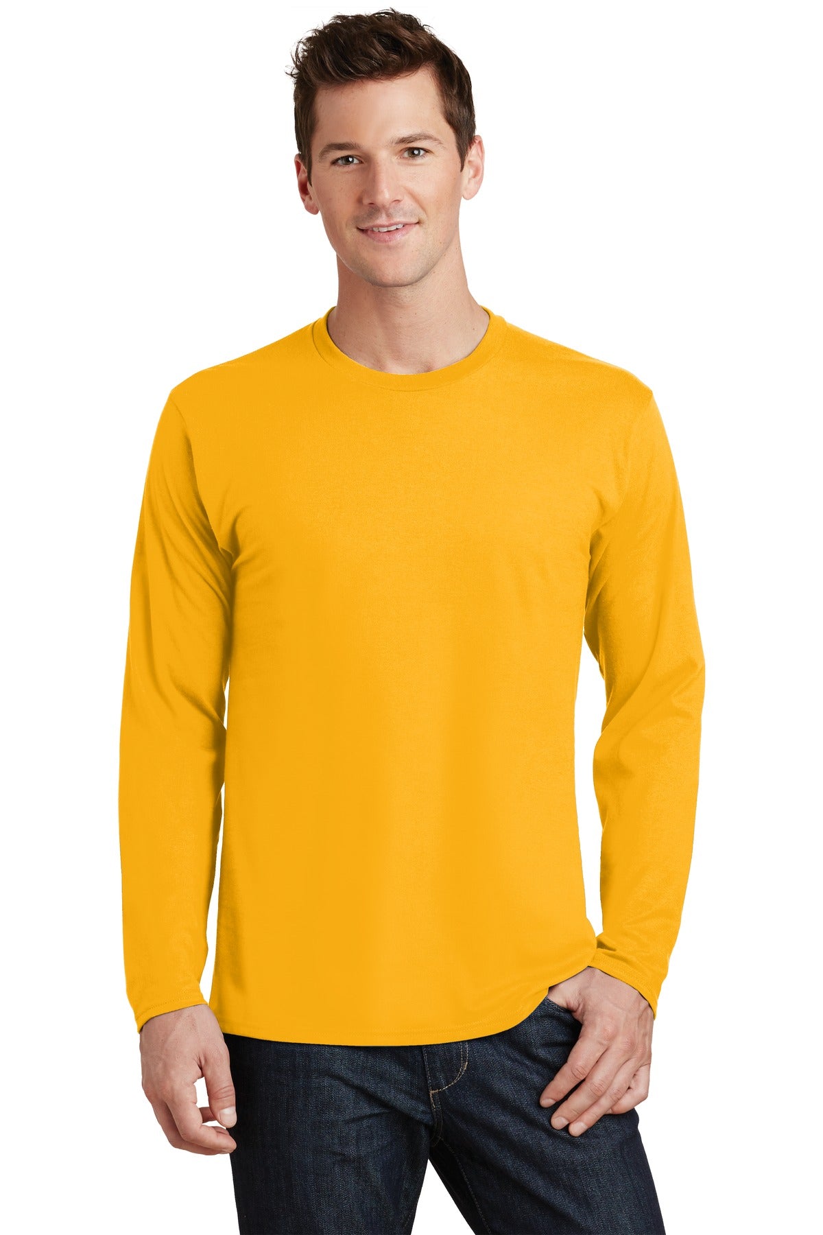 Port & Company- Port & Company® Long Sleeve Fan Favorite Tee. PC450LS-Medtech- 4