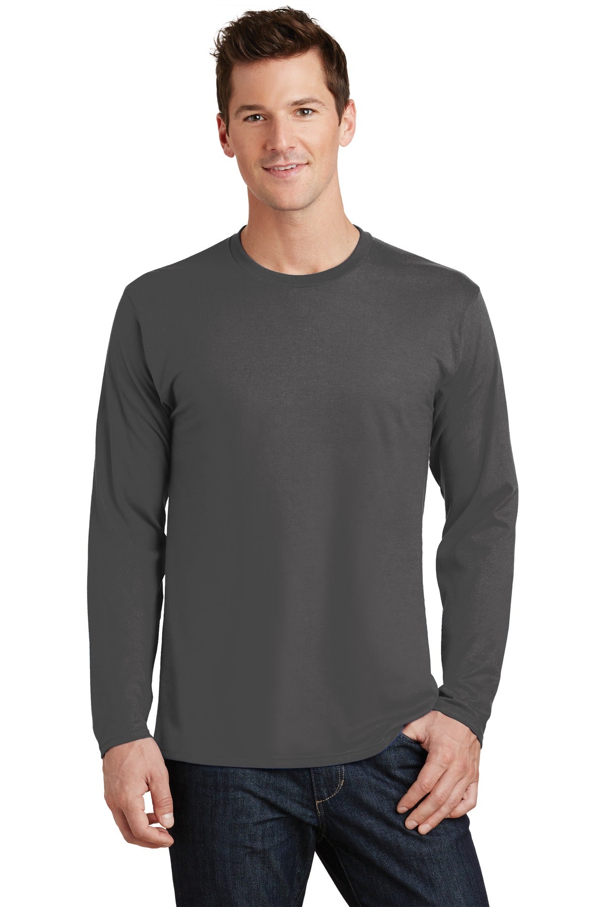 Port & Company- Port & Company® Long Sleeve Fan Favorite Tee. PC450LS-Medtech- 6