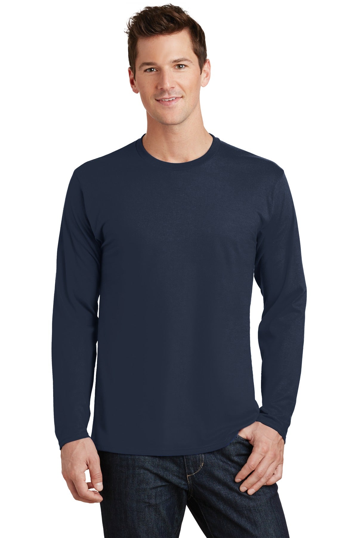 Port & Company- Port & Company® Long Sleeve Fan Favorite Tee. PC450LS-Medtech- 8