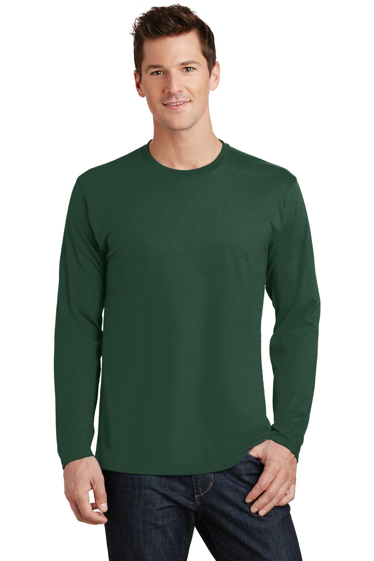 Port & Company- Port & Company® Long Sleeve Fan Favorite Tee. PC450LS-Medtech- 10