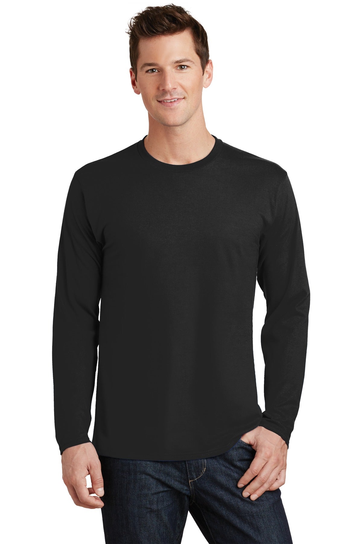 Port & Company- Port & Company® Long Sleeve Fan Favorite Tee. PC450LS-Medtech- 11