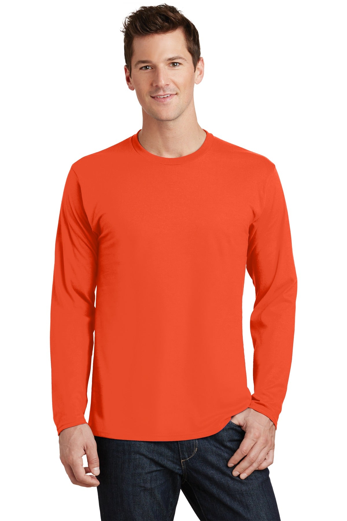 Port & Company- Port & Company® Long Sleeve Fan Favorite Tee. PC450LS-Medtech- 12