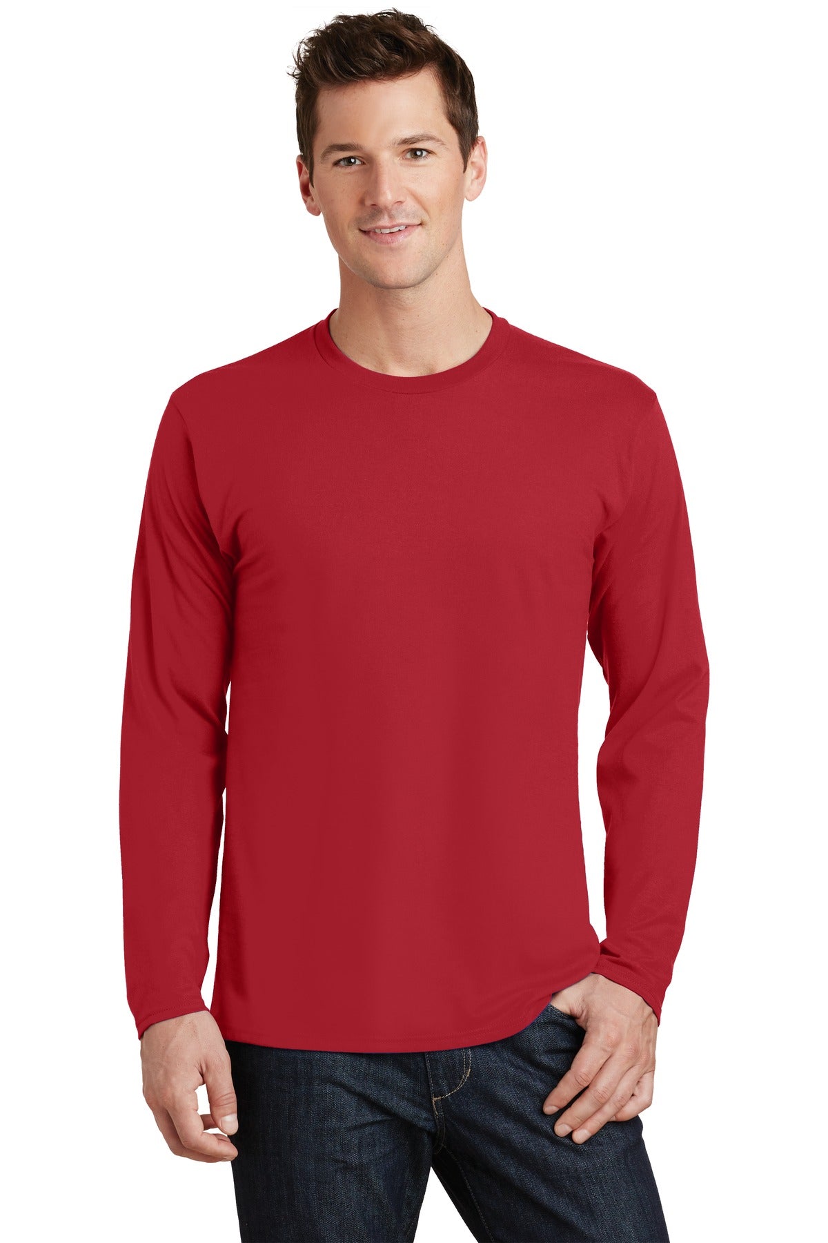 Port & Company- Port & Company® Long Sleeve Fan Favorite Tee. PC450LS-Medtech- 13