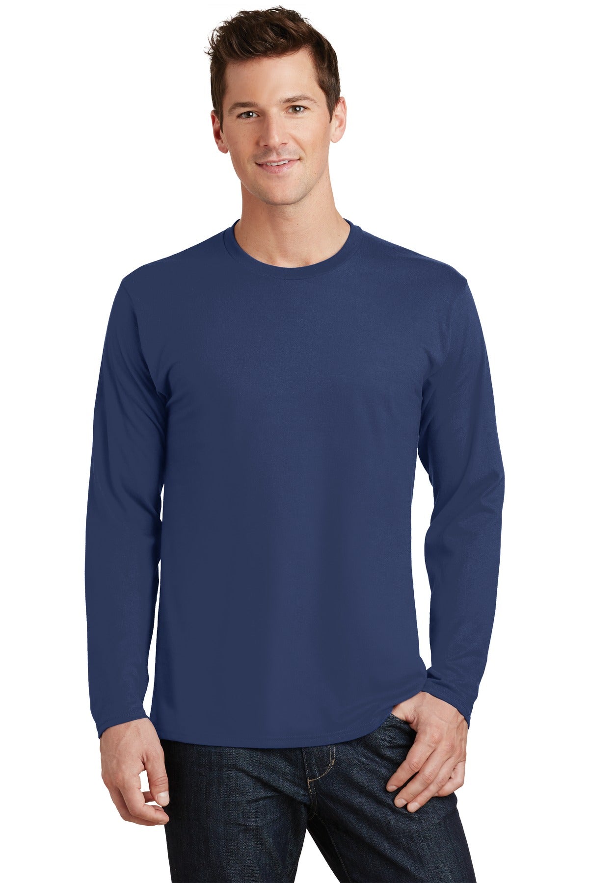 Port & Company- Port & Company® Long Sleeve Fan Favorite Tee. PC450LS-Medtech- 14