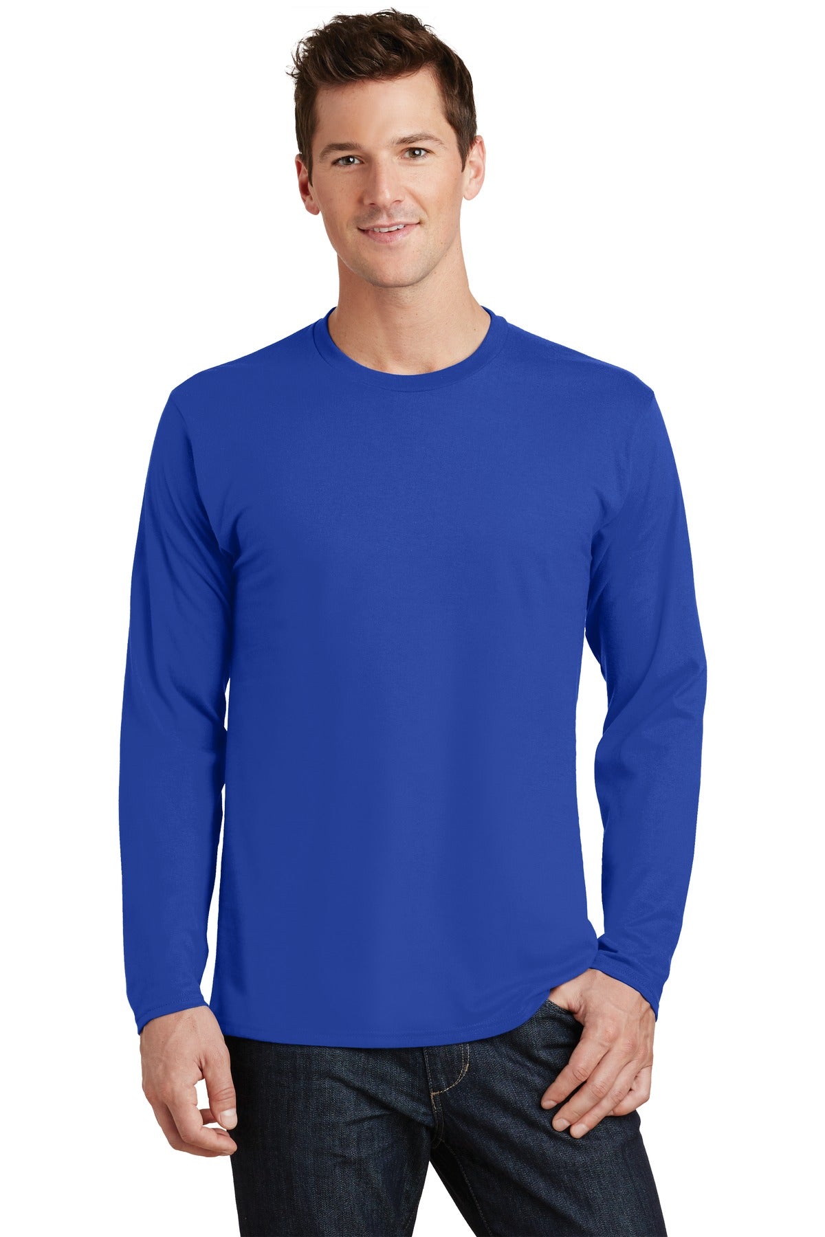 Port & Company- Port & Company® Long Sleeve Fan Favorite Tee. PC450LS-Medtech- 16