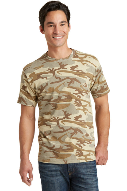 Port & Company- Port & Company® Core Cotton Camo Tee. PC54C-Medtech- 1