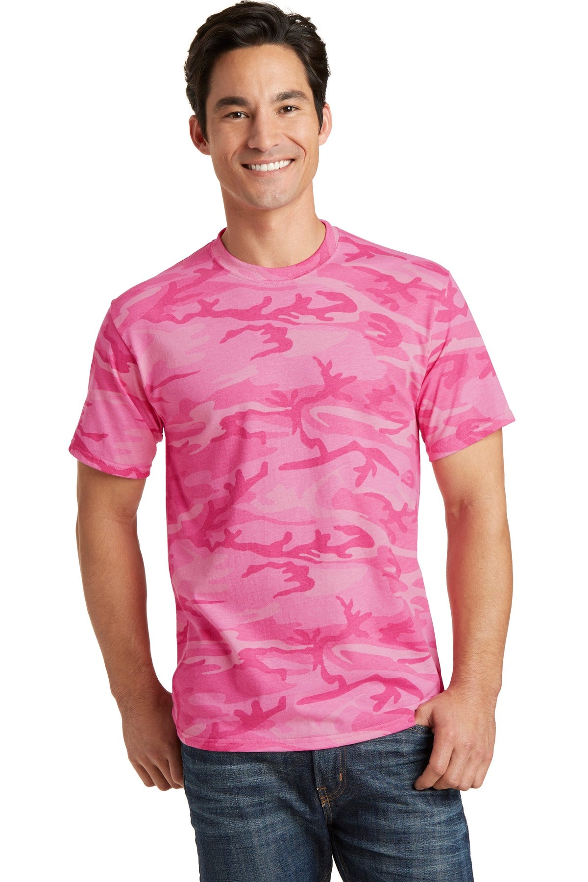 Port & Company- Port & Company® Core Cotton Camo Tee. PC54C-Medtech- 3