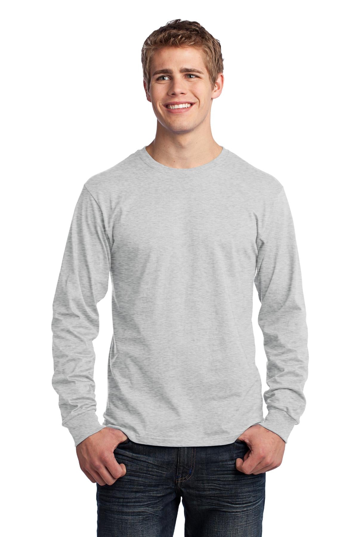 Port & Company- Port & Company® - Long Sleeve Core Cotton Tee. PC54LS-Medtech- 2