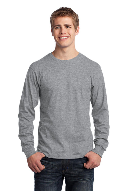 Port & Company- Port & Company® - Long Sleeve Core Cotton Tee. PC54LS-Medtech- 3