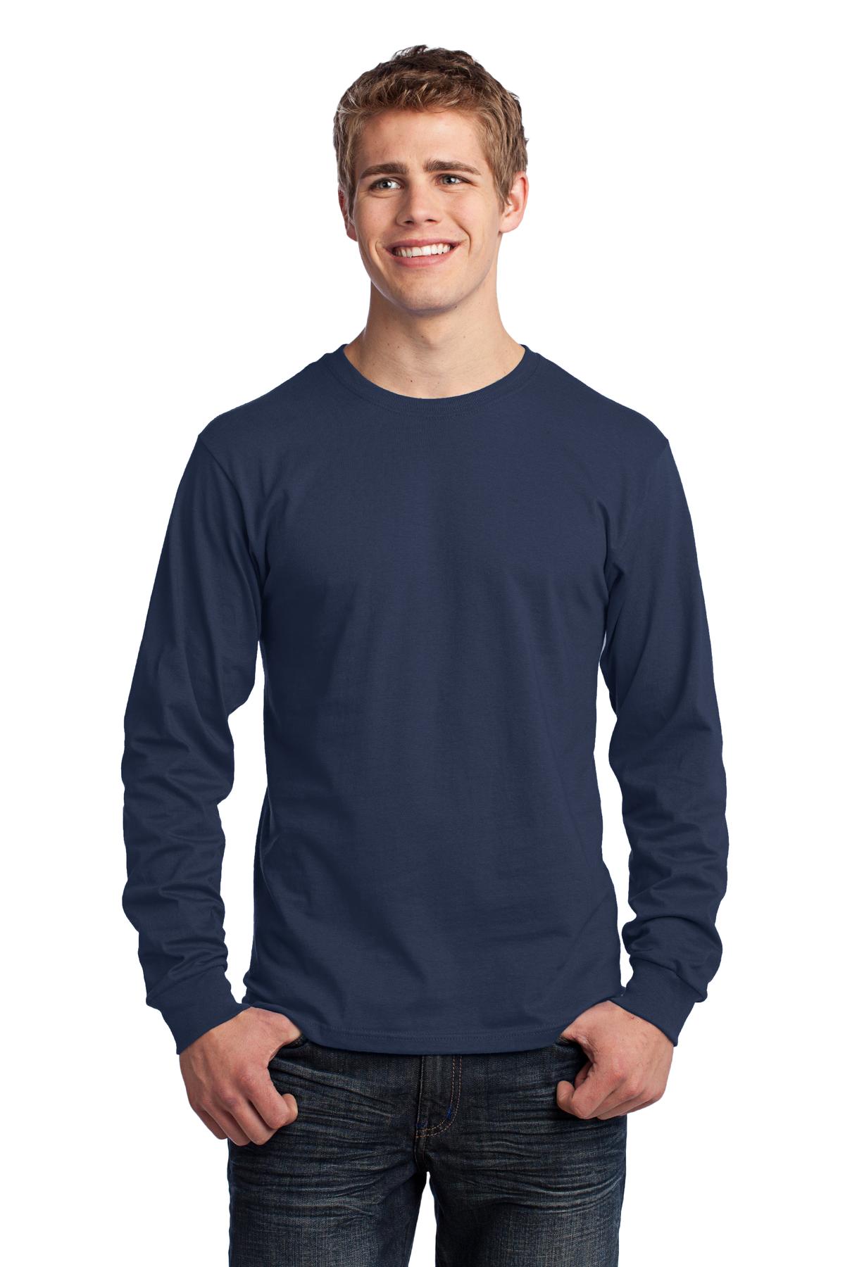 Port & Company- Port & Company® - Long Sleeve Core Cotton Tee. PC54LS-Medtech- 14