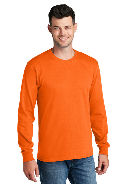 Port & Company- Port & Company® - Long Sleeve Core Cotton Tee. PC54LS-Medtech- 20