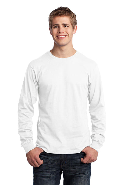 Port & Company- Port & Company® - Long Sleeve Core Cotton Tee. PC54LS-Medtech- 23