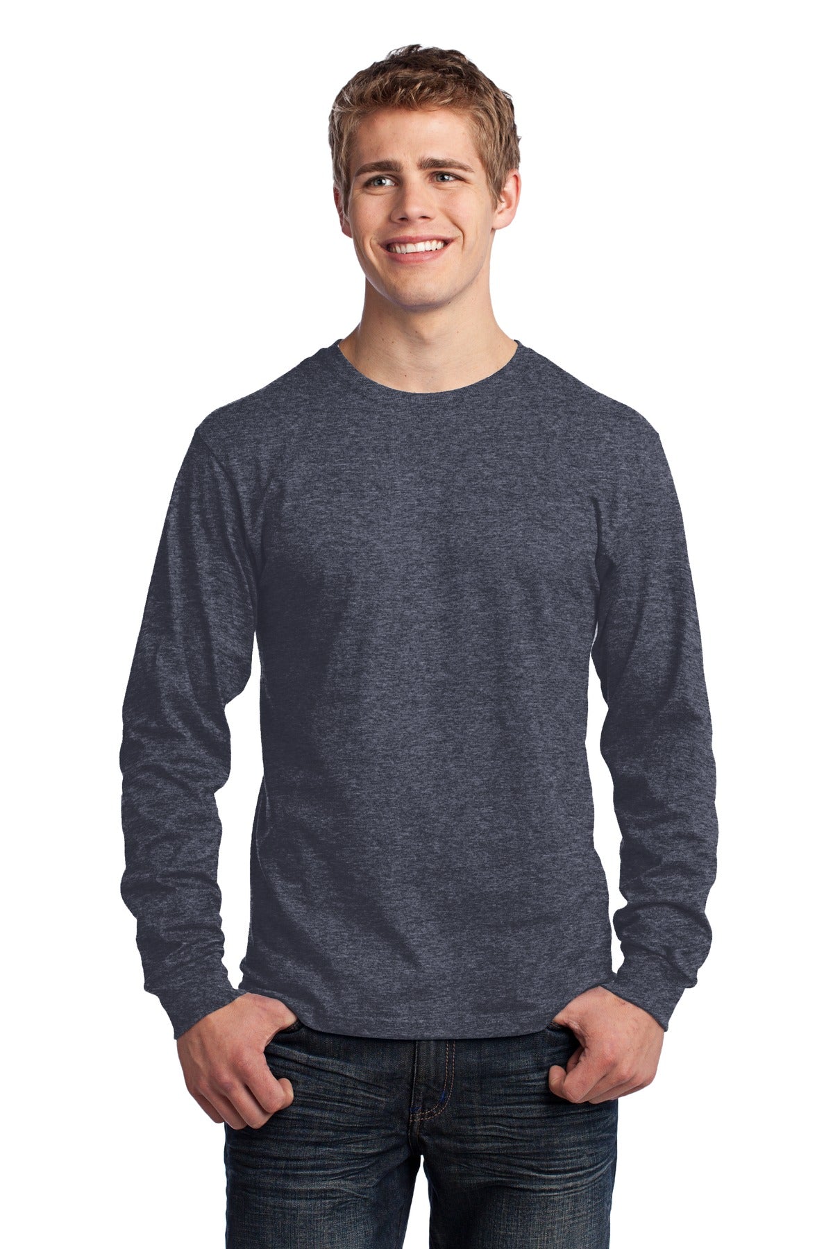 Port & Company- Port & Company® - Long Sleeve Core Cotton Tee. PC54LS-Medtech- 9