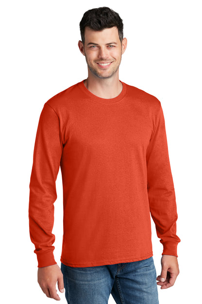 Port & Company- Port & Company® - Long Sleeve Core Cotton Tee. PC54LS-Medtech- 15