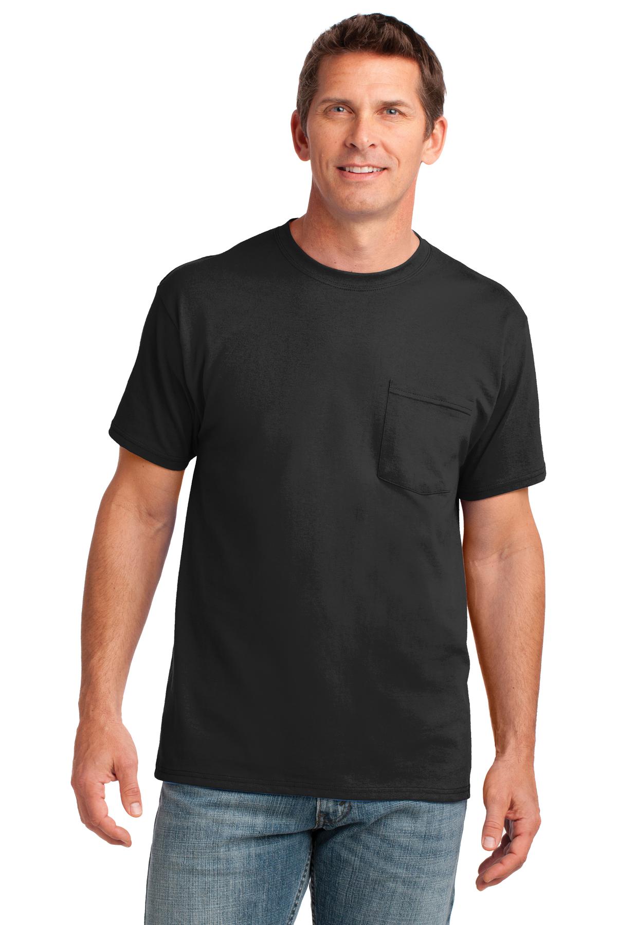 Port & Company- Port & Company® Core Cotton Pocket Tee. PC54P-Medtech- 6