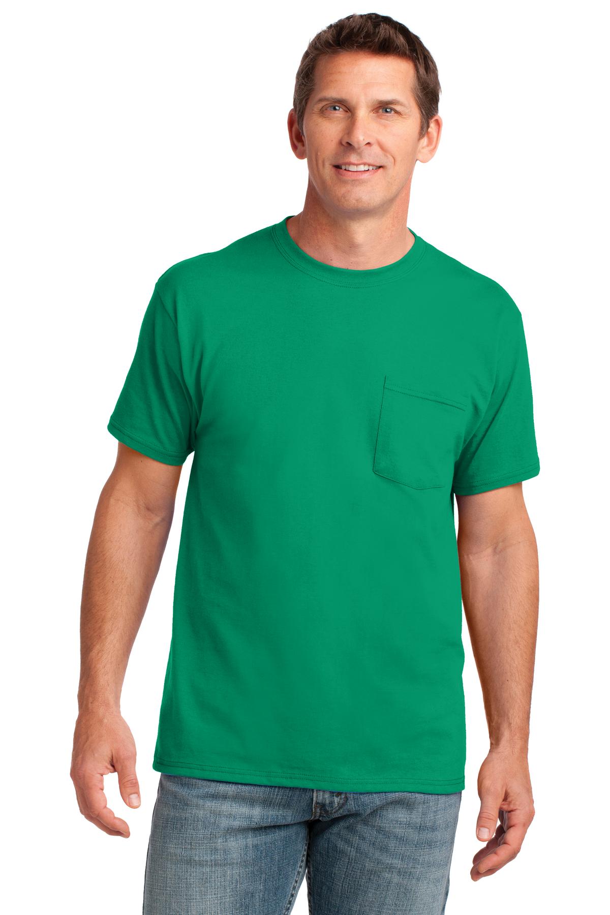 Port & Company- Port & Company® Core Cotton Pocket Tee. PC54P-Medtech- 7