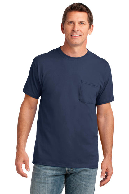 Port & Company- Port & Company® Core Cotton Pocket Tee. PC54P-Medtech- 9