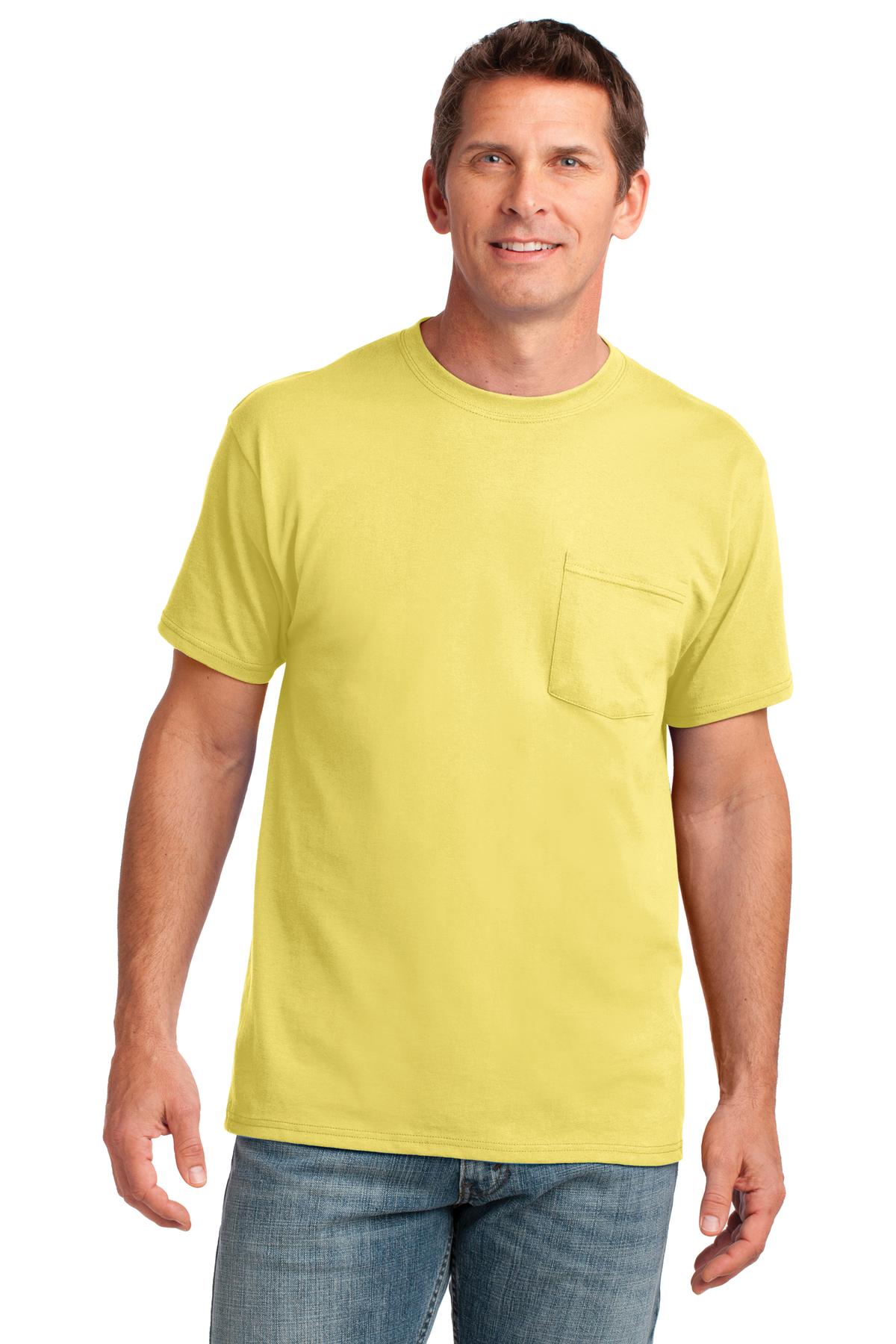 Port & Company- Port & Company® Core Cotton Pocket Tee. PC54P-Medtech- 14