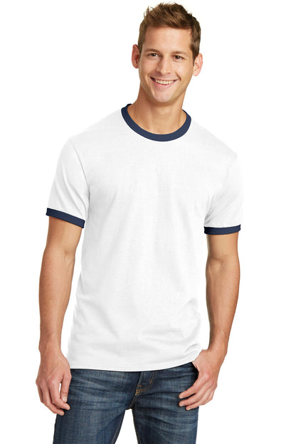 Port & Company- Port & Company® Core Cotton Ringer Tee. PC54R-Medtech- 8