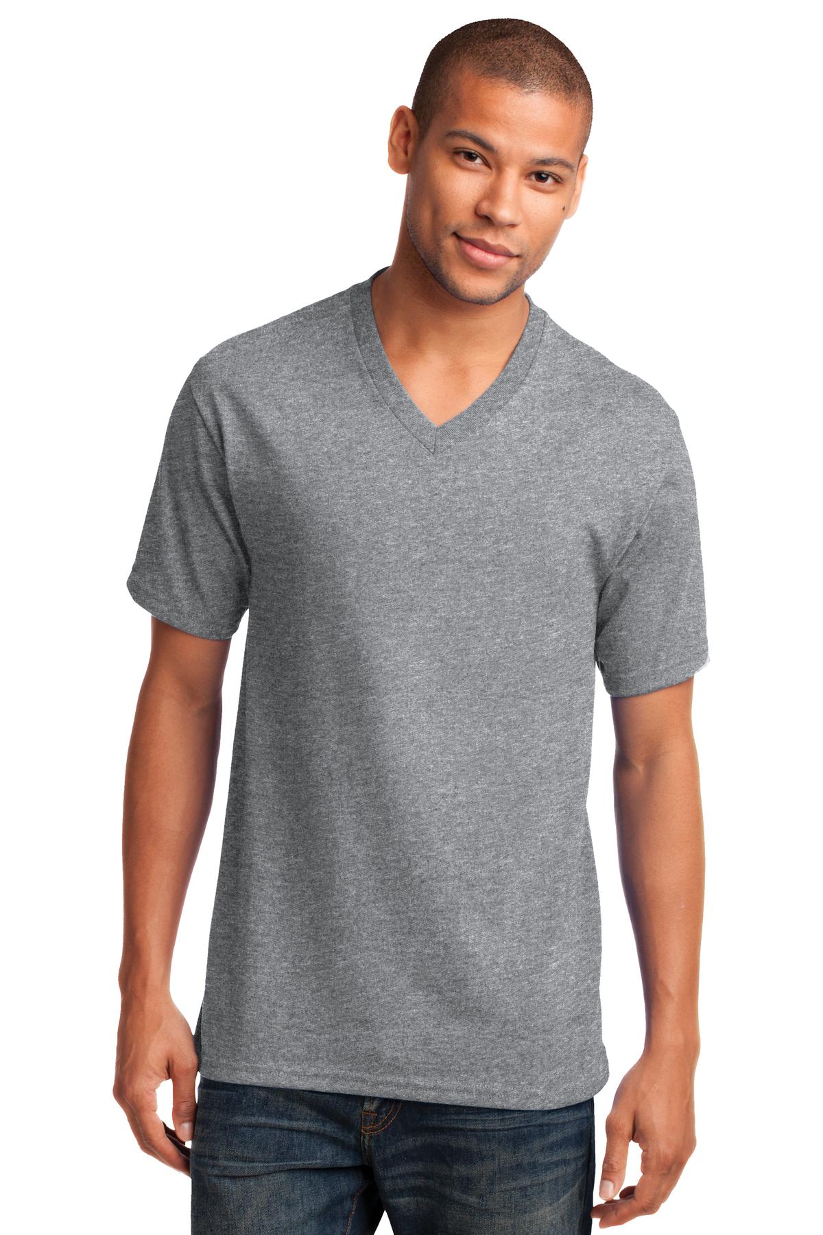 Port & Company- Port & Company® Core Cotton V-Neck Tee. PC54V-Medtech- 2