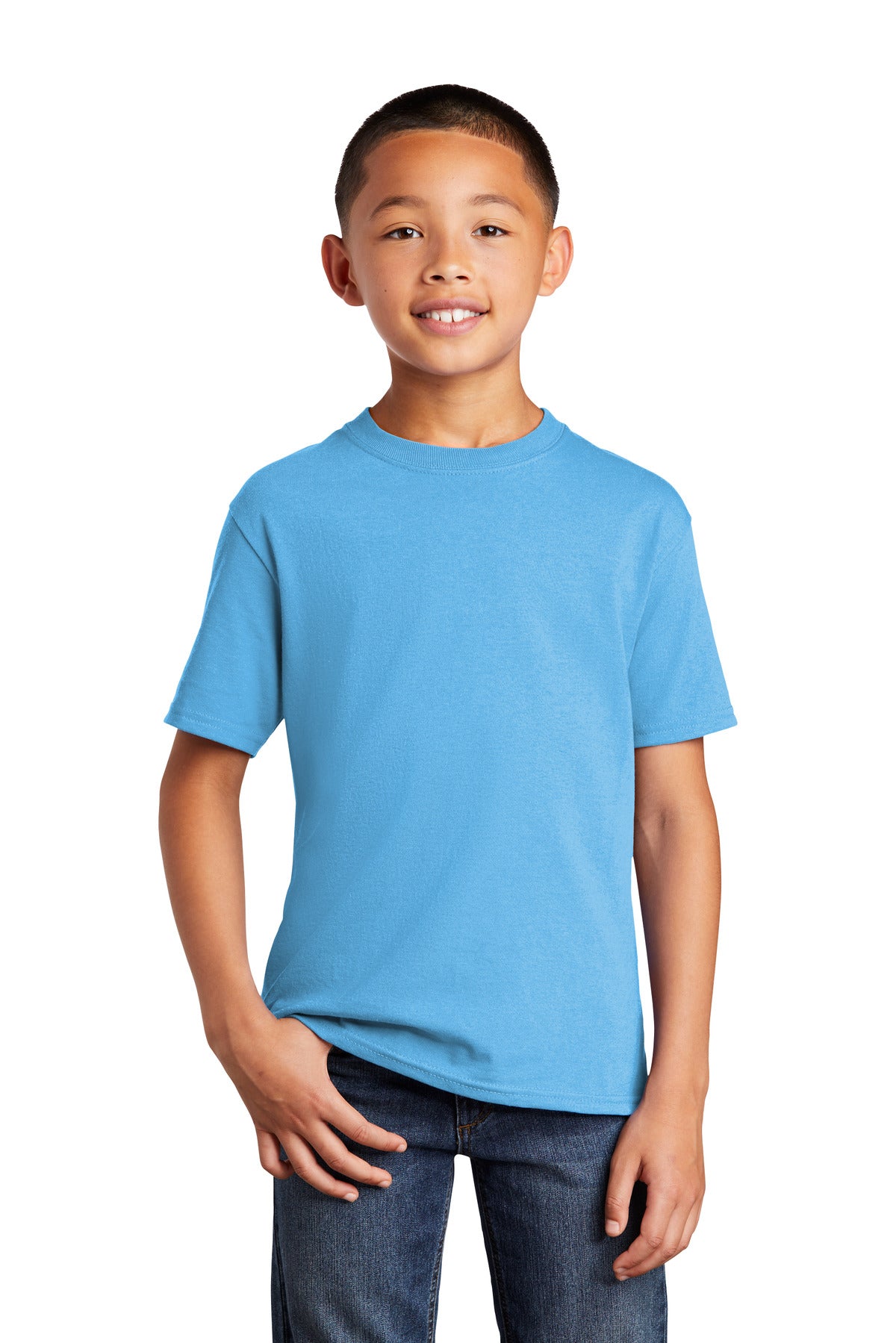 Port & Company- Port & Company® Youth Core Cotton DTG Tee PC54YDTG-Medtech- 1