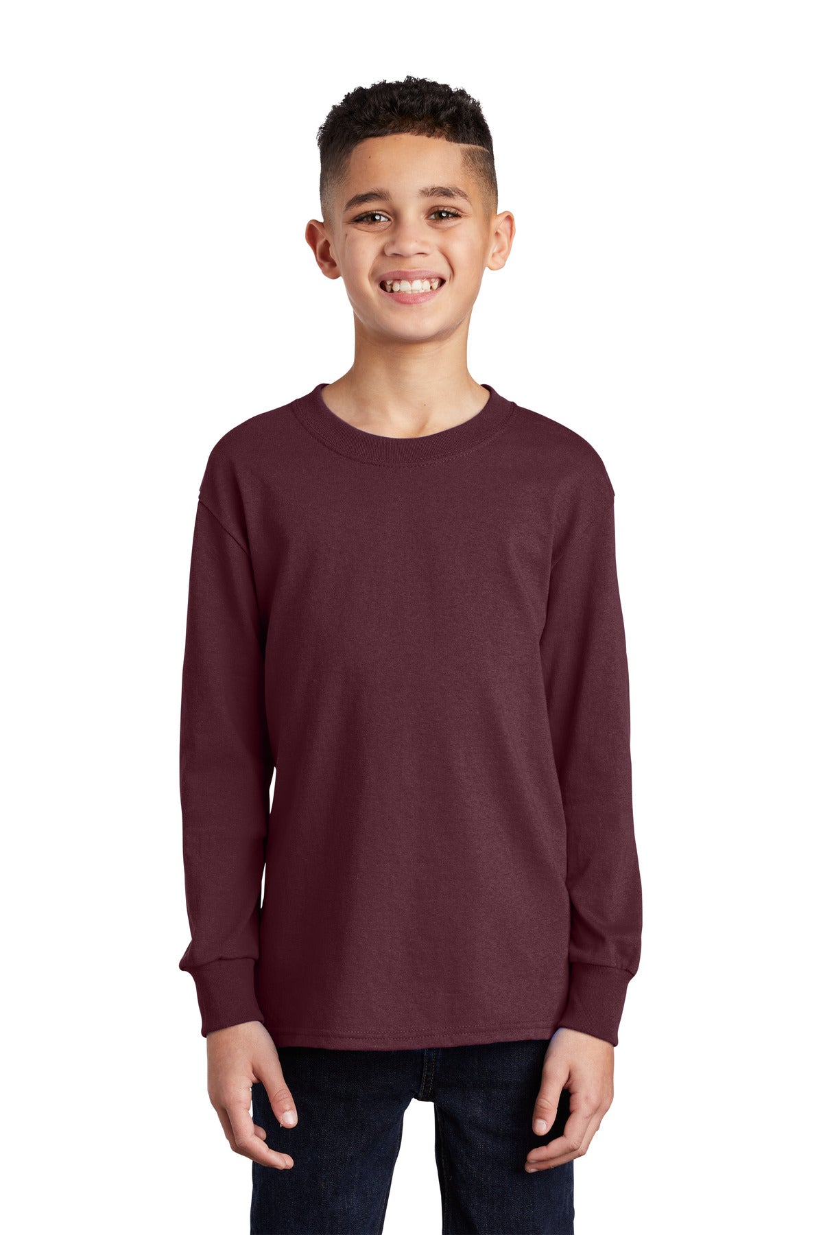 Port & Company- Port & Company® Youth Long Sleeve Core Cotton Tee. PC54YLS-Medtech- 3