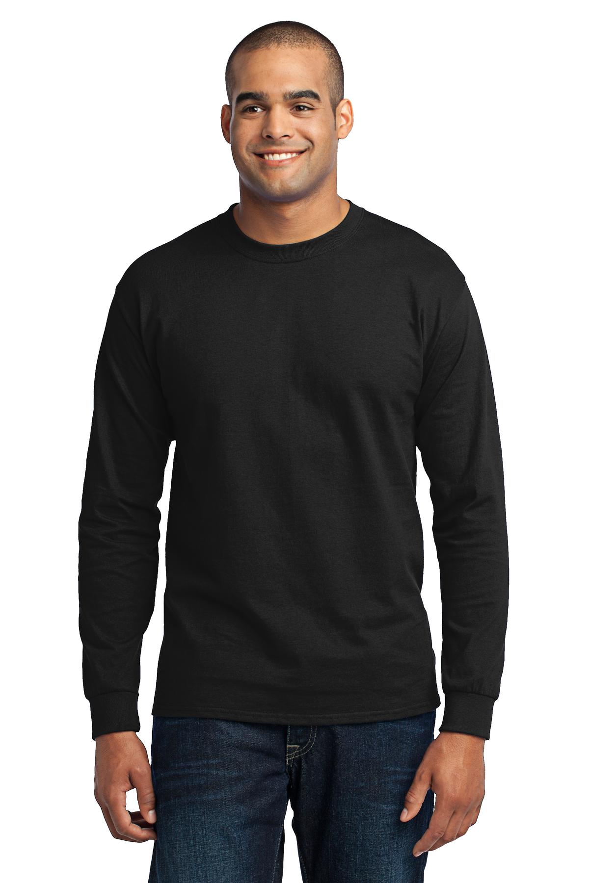 Port & Company- Port & Company® Tall Long Sleeve Core Blend Tee. PC55LST-Medtech- 6