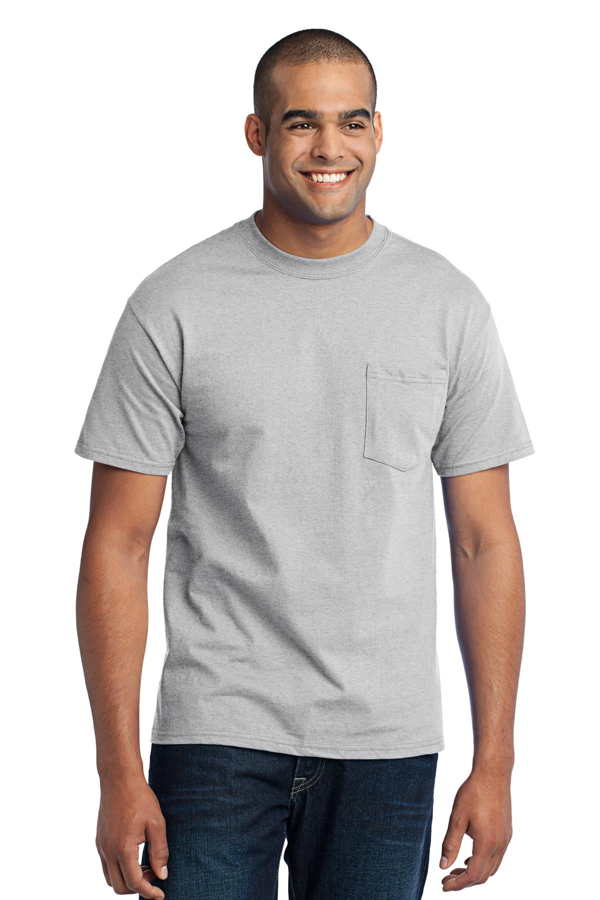 Port & Company- Port & Company® - Core Blend Pocket Tee. PC55P-Medtech- 2